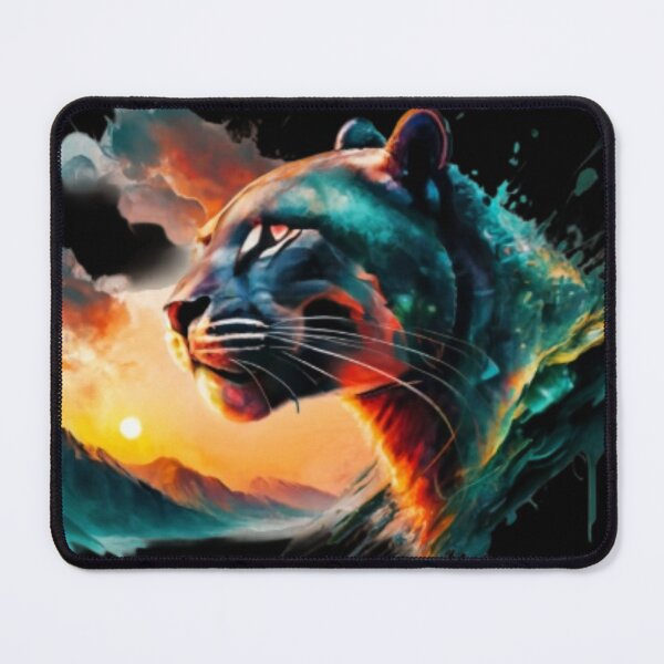 Item preview, Mystic Watercolor 'Puma at Sunset' designed and sold by Tomasz Siennicki.