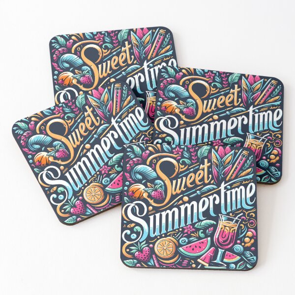 Item preview, Sweet Summer Time, typography designed and sold by maxmaj.