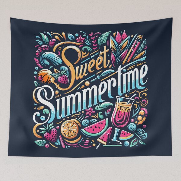 Item preview, Sweet Summer Time, typography designed and sold by maxmaj.