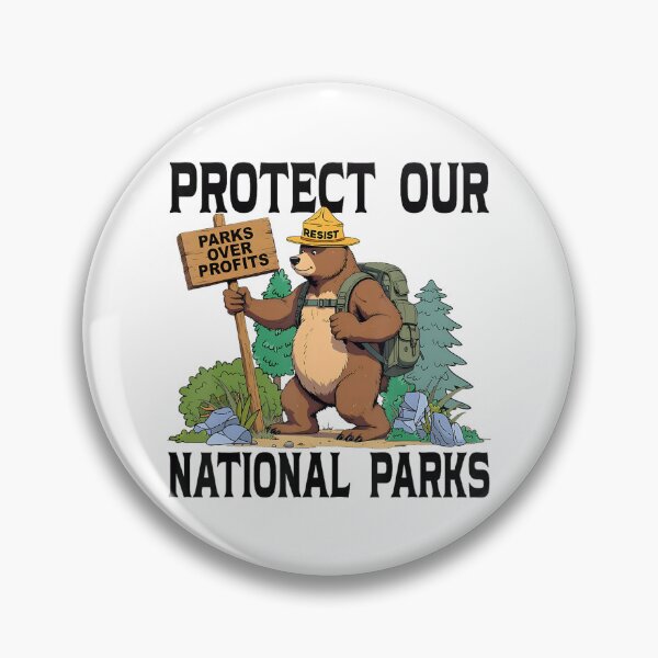 Item preview, Protect Our National Parks Bear Vintage Parks Over Profits designed and sold by GrulkeNedrow.