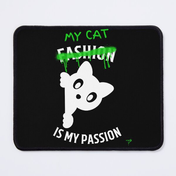 Item preview, My CAT is my passion: Cat Lover (white) designed and sold by Smileyt-shirt.