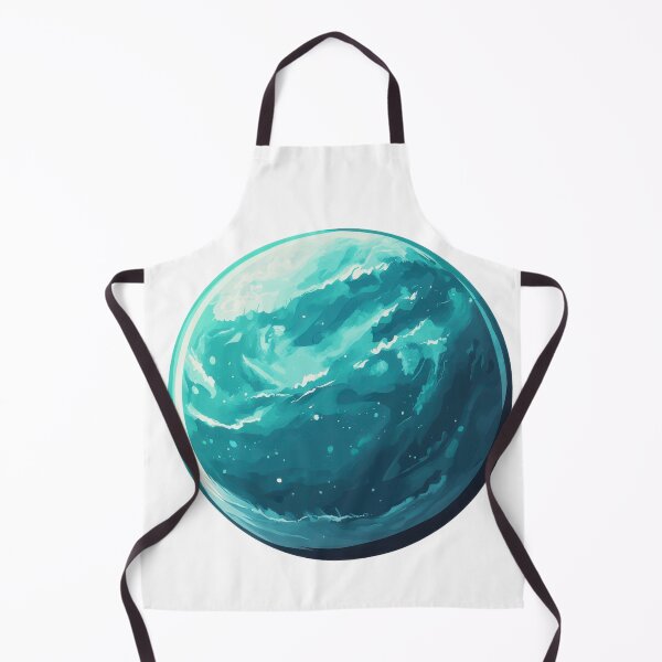 Item preview, Minimalist Teal Planet – Modern Space Illustration designed and sold by AchaRat.