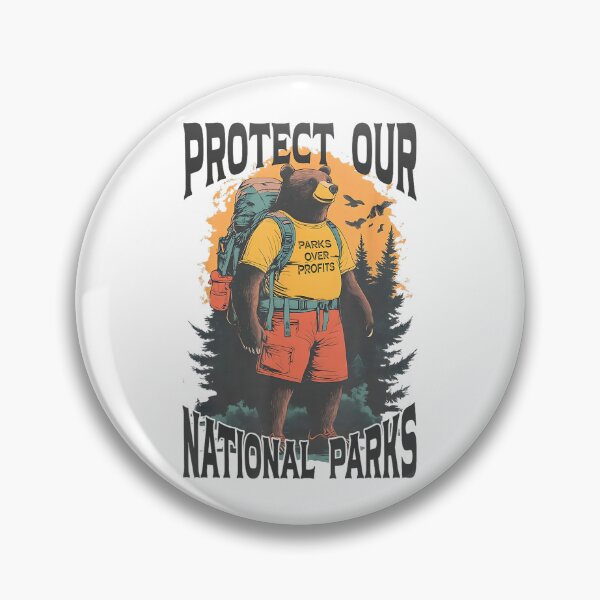 Item preview, Protect Our National Parks Bear Vintage designed and sold by GrulkeNedrow.