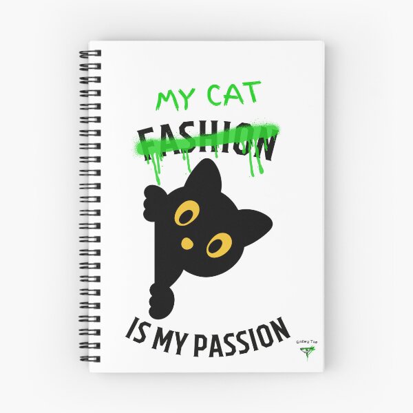 Item preview, My CAT is my passion: Cat lover (black) designed and sold by Smileyt-shirt.