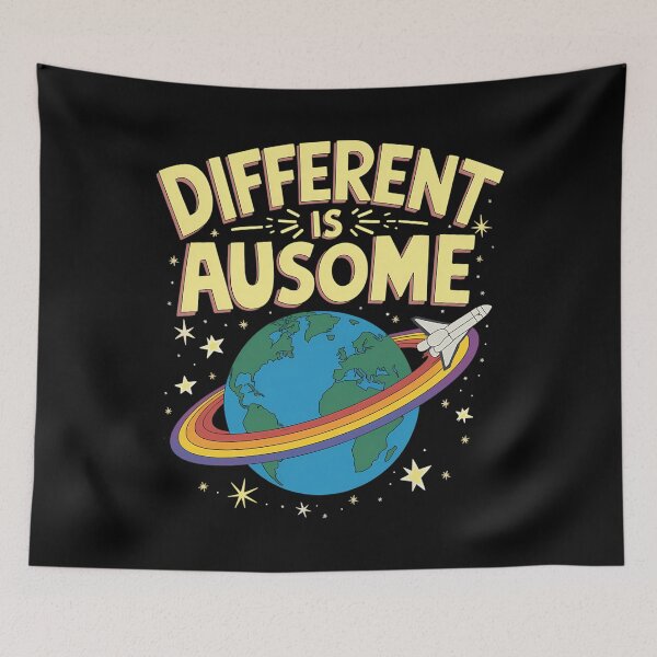 Item preview, Different is Awesome designed and sold by savrmiller.