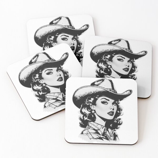 Item preview, Retro Cowgirl Western design designed and sold by Looks Like Fun co..