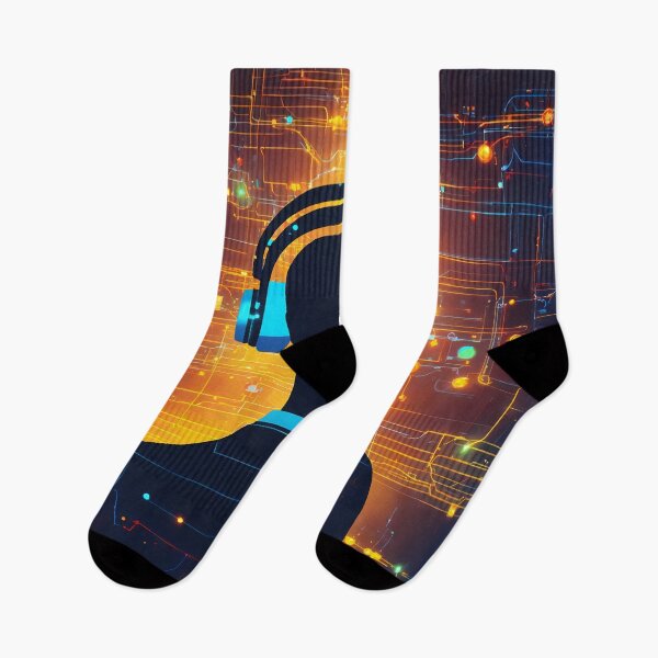 Item preview, Futuristic AI Tech Support Assistant in a Digital World designed and sold by FusionCipher.