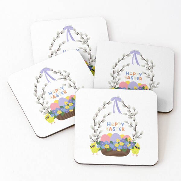 Item preview, Happy Easter - Chicks At Basket designed and sold by made4noise.