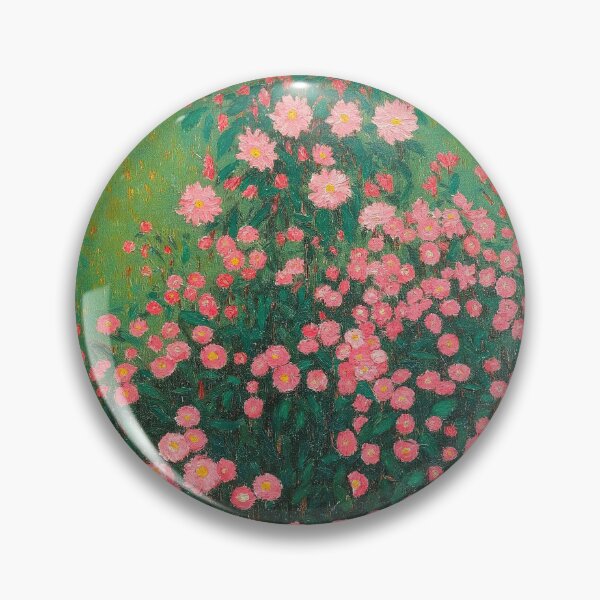 Item preview, Gustav Klimt Pink Flowers designed and sold by maniacfitness.