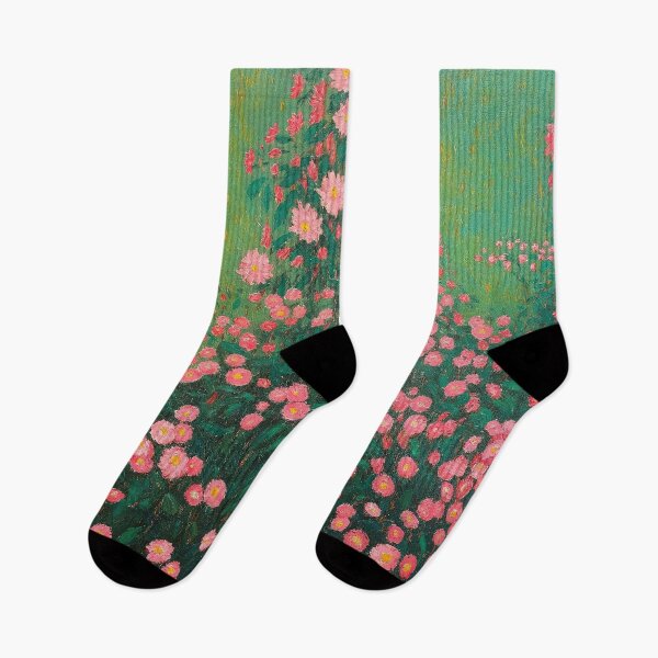 Item preview, Gustav Klimt Pink Flowers designed and sold by maniacfitness.