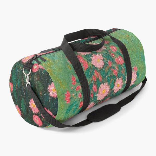 Artikelvorschau, Gustav Klimt Rosa Blumen entworfen und verkauft von maniacfitness.
