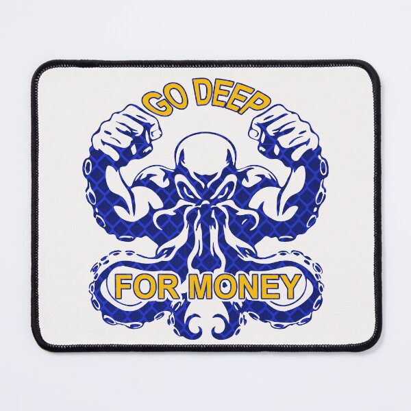 Item preview, Go Deep For Money; Commercial Diver; designed and sold by StickerApe.