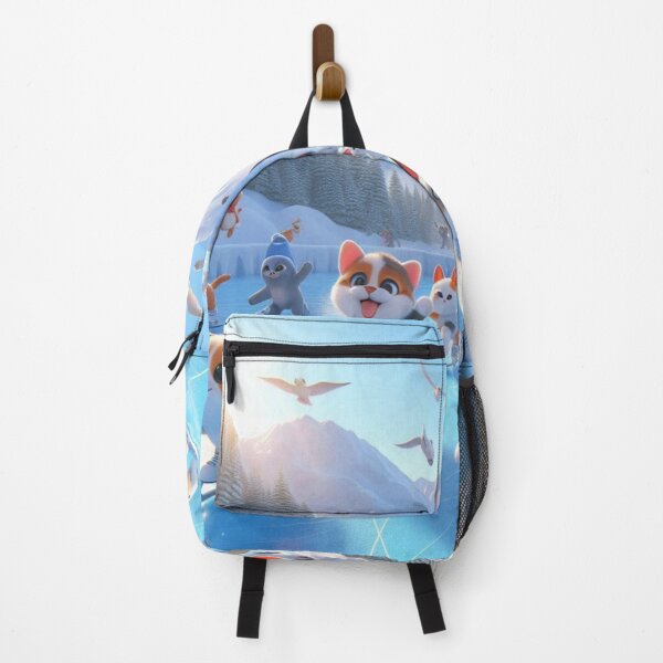Item preview, Cartoon Cats Ice Skating in Snowy Mountain Wonderland designed and sold by choder61.