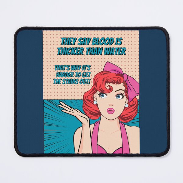 Item preview, Retro Woman, Blood is Thicker Than Water designed and sold by AASparksDesigns.