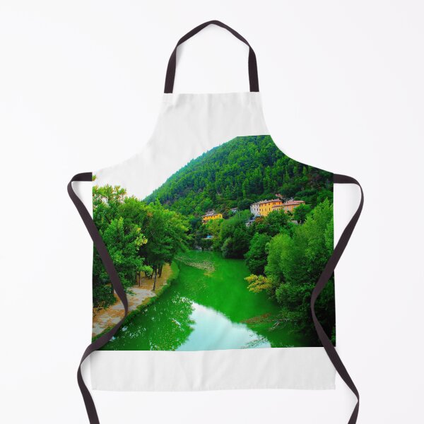 Item preview, View from Ponte della Concordia at the Metauro river in Fossombrone designed and sold by Kristina Drozd.
