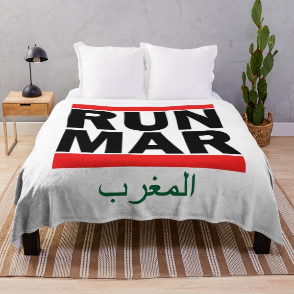 Vista previa del artículo con la obra «Run MAR – Edición Negra de Marruecos», diseñado y vendido por momomikey78.