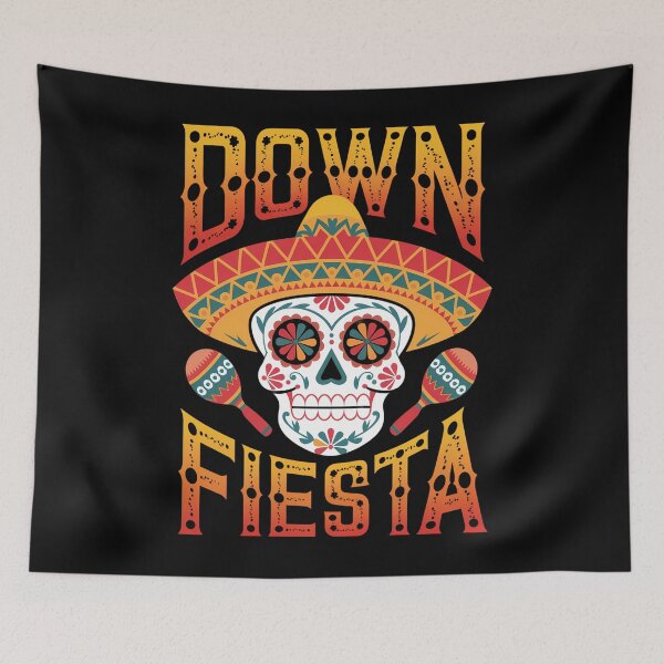 Item preview, Down To Fiesta Funny Mexican Party designed and sold by tearbytea.