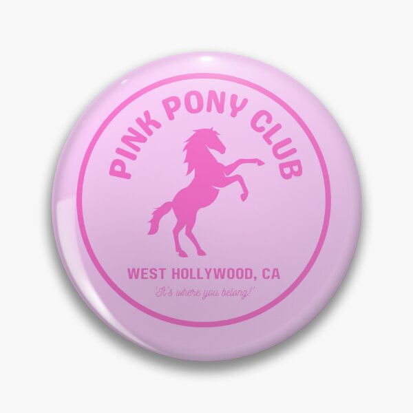 Item preview, Pink Pony Club (Circle Logo / Back Print) designed and sold by BookwormDesigns.