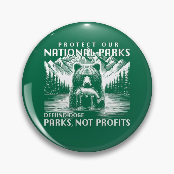 Item preview, Protect Our National Parks Defund DOGE Retro designed and sold by GrulkeNedrow.