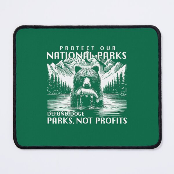 Item preview, Protect Our National Parks Defund DOGE Retro designed and sold by GrulkeNedrow.