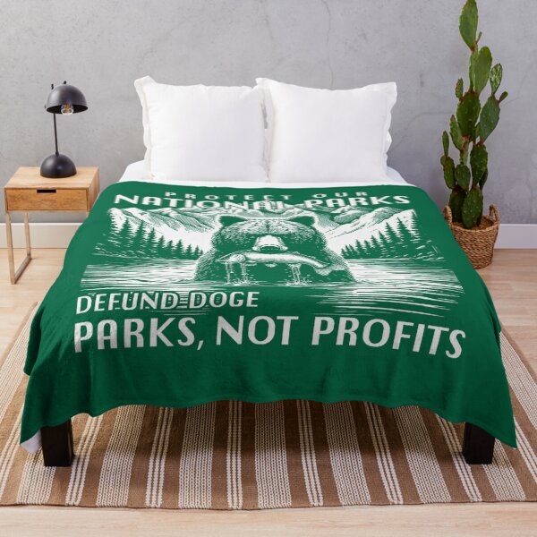 Item preview, Protect Our National Parks Defund DOGE Retro designed and sold by GrulkeNedrow.
