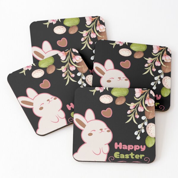Item preview, Happy Easter - Easter Bunny and Eggs on a Tree. designed and sold by made4noise.