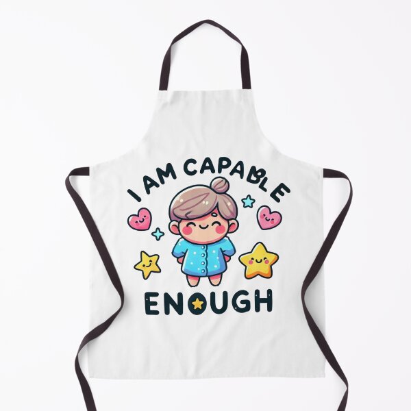 Item preview, I Am Capable Enough | Positive Affirmation Cartoon Design designed and sold by Chillspire.