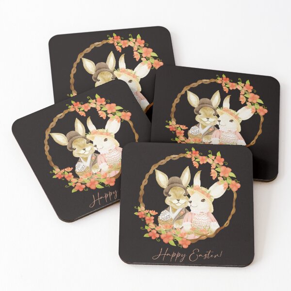 Item preview, Happy Easter - Bunnies Vintage designed and sold by made4noise.