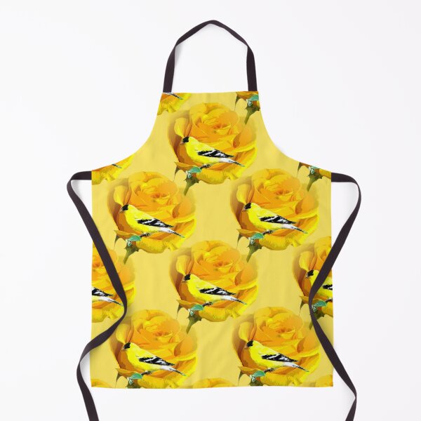 Item preview, A Yellow Finch on a Yellow Rose designed and sold by kristalcurt.