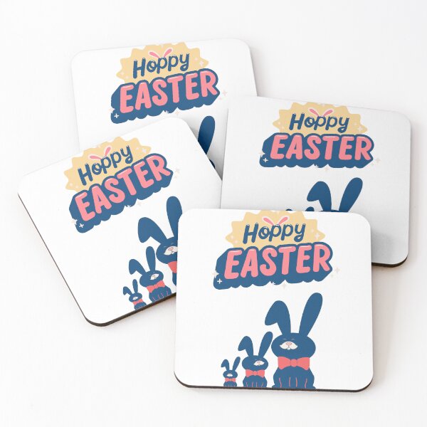 Item preview, Happy Easter Three bunnies designed and sold by made4noise.