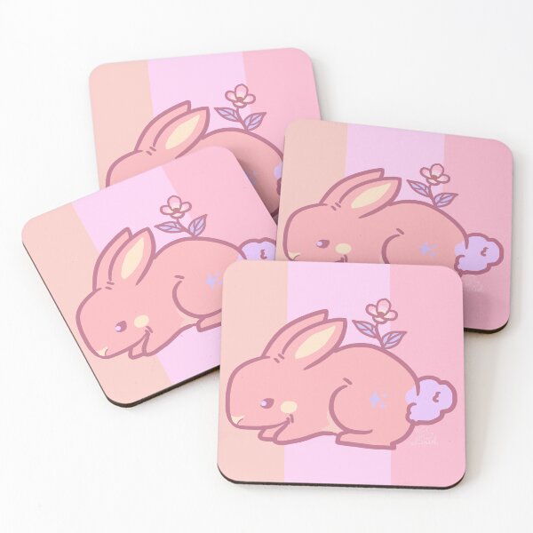 Item preview, Copia de Cute Pastel Bunny with Flower-Soft Vibes Bunny designed and sold by LirielPerez.