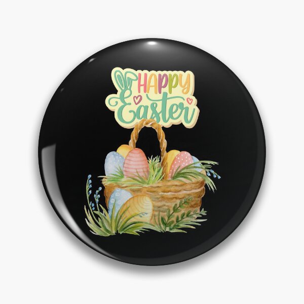Item preview, Happy Easter - Easter Eggs In A Basket designed and sold by made4noise.