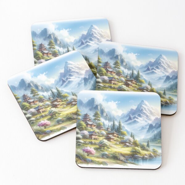 Item preview, Snowy Valley Village designed and sold by KJ Frost.