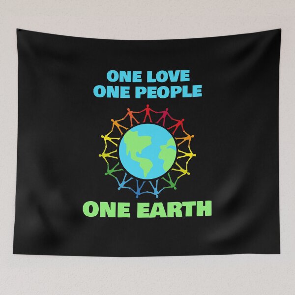 Item preview, One Love One People One Earth designed and sold by 87-Aesthetics.