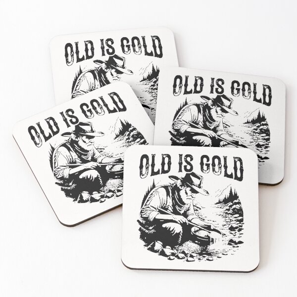 Item preview, Old is Gold; designed and sold by StickerApe.