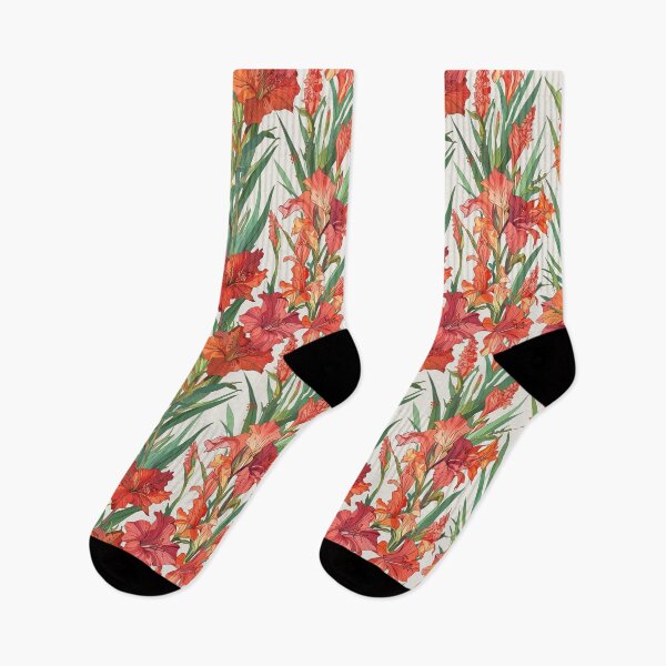 Item preview, Bright orange and red flowers designed and sold by CoolPixels.