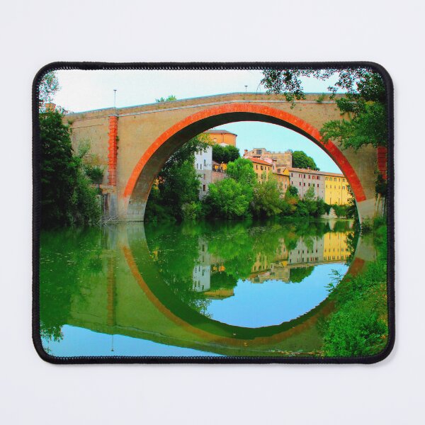 Item preview, View at Ponte della Concordia on the Metauro river in Fossombrone designed and sold by Kristina Drozd.