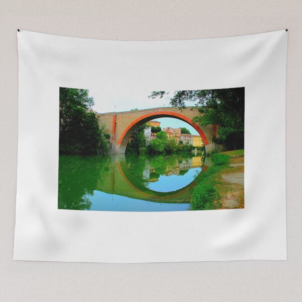 Item preview, View at Ponte della Concordia on the Metauro river in Fossombrone designed and sold by Kristina Drozd.