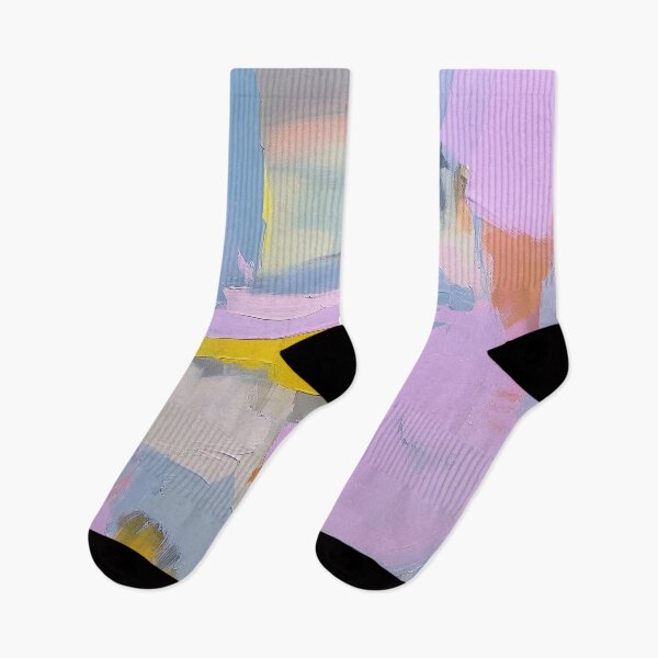 Item preview, Abstract Modern Pastel Purple Expressionism designed and sold by ArtHouseNiklas.