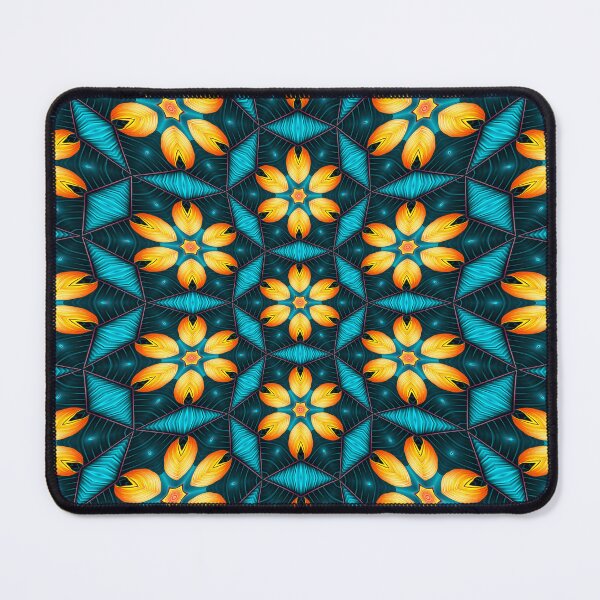 Item preview, Yellow Abstract Flowers designed and sold by Patternflower.