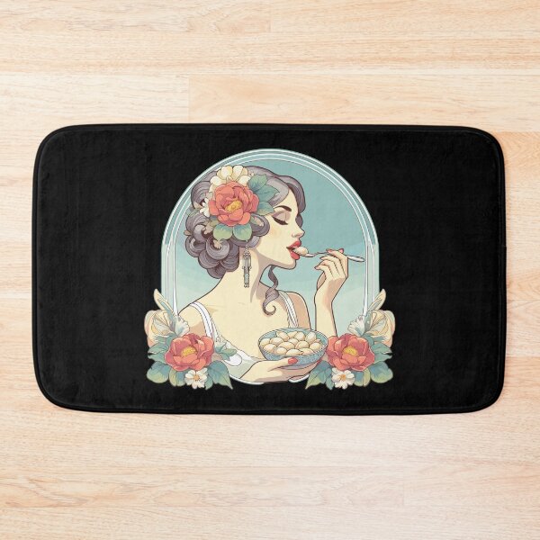 Item preview, Pelmeni beautiful woman Art Nouveau grace gift designed and sold by Pineapple-Tree.