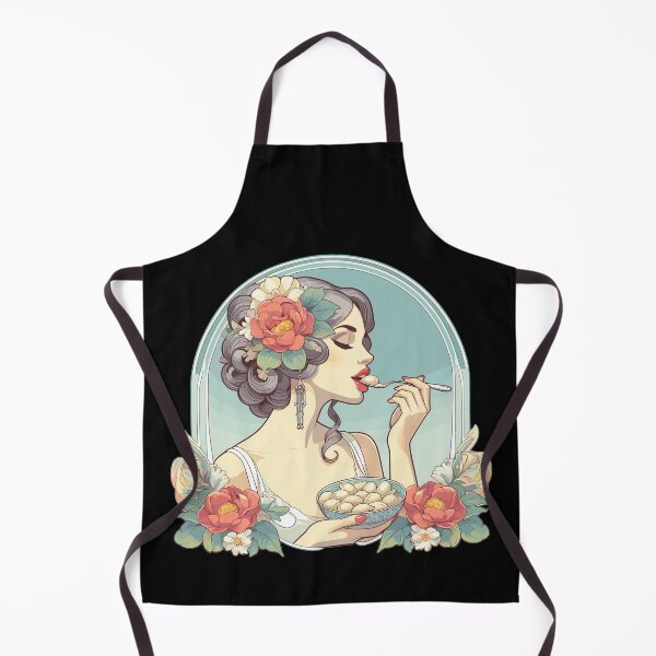 Item preview, Pelmeni beautiful woman Art Nouveau grace gift designed and sold by Pineapple-Tree.