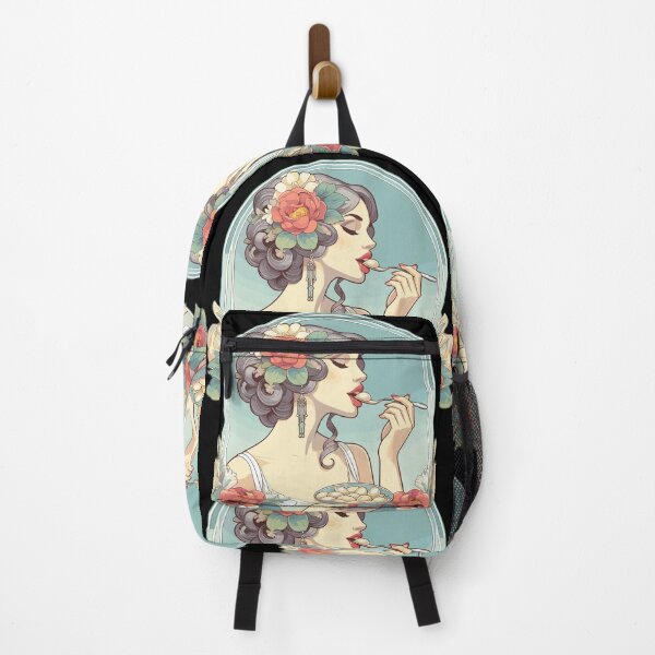Item preview, Pelmeni beautiful woman Art Nouveau grace gift designed and sold by Pineapple-Tree.