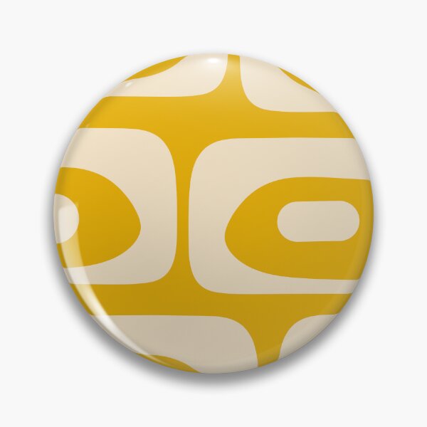 Item preview, Mid Century Modern Abstract Retro Piquet Minimalist Pattern in Warm Mustard Yellow designed and sold by kierkegaard.