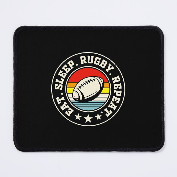 Item preview, Eat Sleep Rugby Repeat Retro Rugby Funny American Football Vintage Gift  designed and sold by GabrieSketcham.