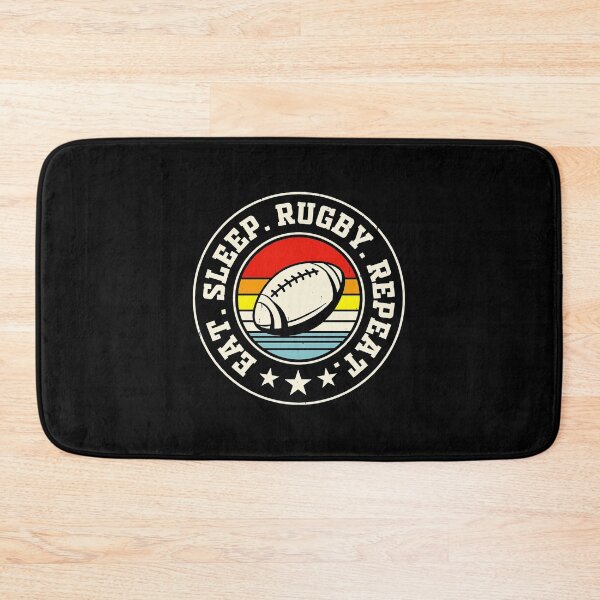 Item preview, Eat Sleep Rugby Repeat Retro Rugby Funny American Football Vintage Gift  designed and sold by GabrieSketcham.