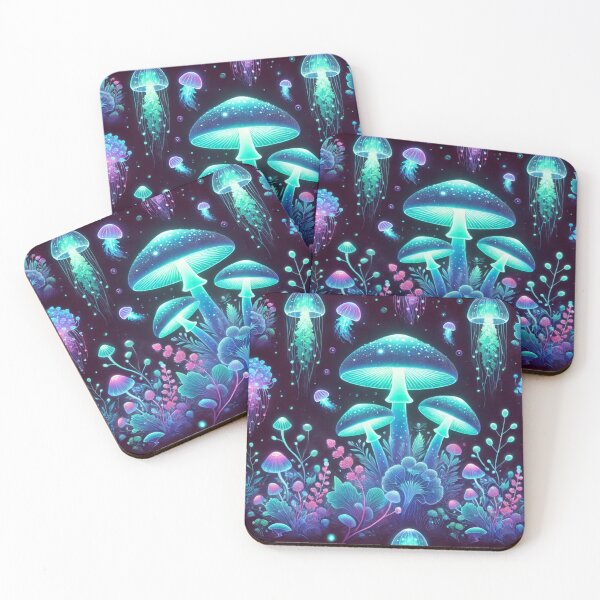 Item preview, Bioluminescent Alien World Design Extraterrestrial Aesthetics designed and sold by Creativity Meets Healing.