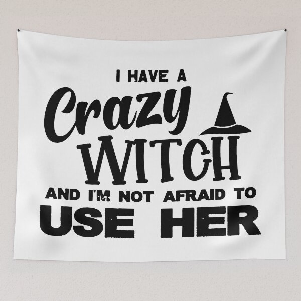Item preview, Crazy Witch; designed and sold by StickerApe.