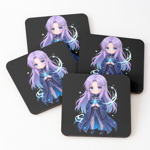 Item preview, Anime Girl Magician - Master of Elemental Powers designed and sold by  VectorArtFactory.