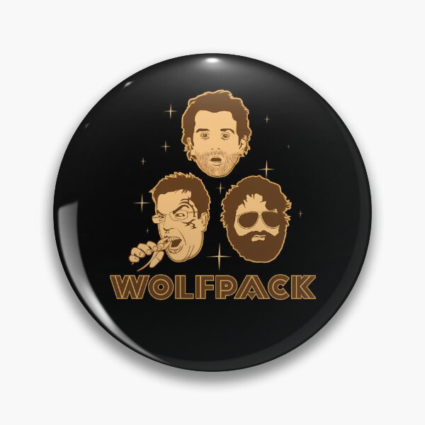 Item preview, The Hangover Wolfpack Face Meme designed and sold by Patu-san.